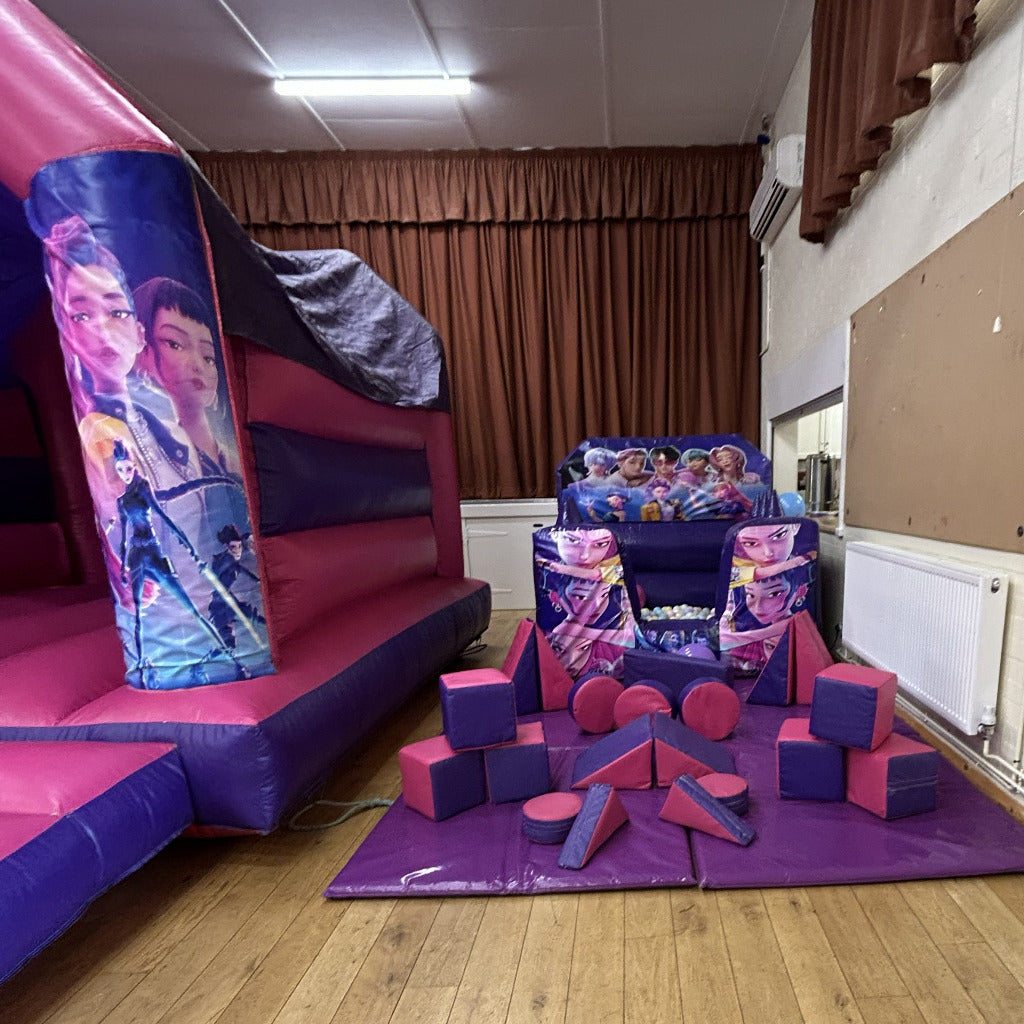 Pink & Purple Soft Play Shapes