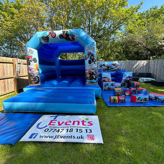 Monster Truck Bouncy Castle, Ball Pool & Soft Play Package