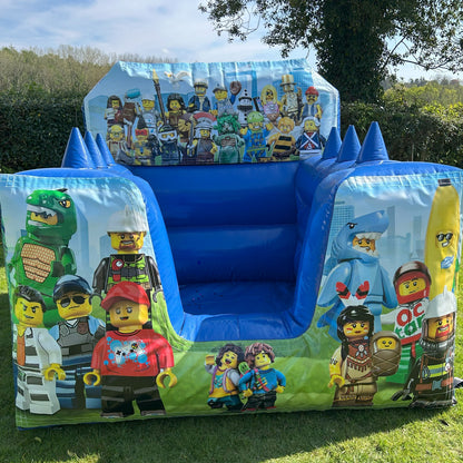 Lego Blue Inflatable Ball Pool Air Juggler