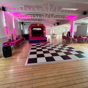 Black & White Chequered Dance Floor