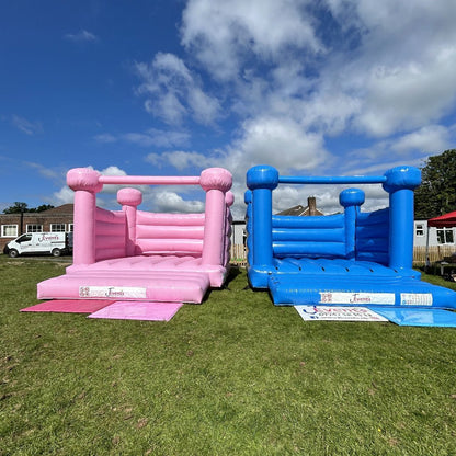2 x Pastel Bouncy Castles