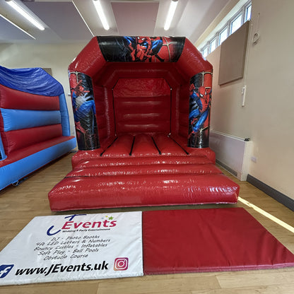 Spidey Bouncy Castle Red