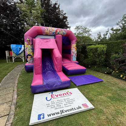 Pink & Purple Bounce 'n' Slide Princess 2