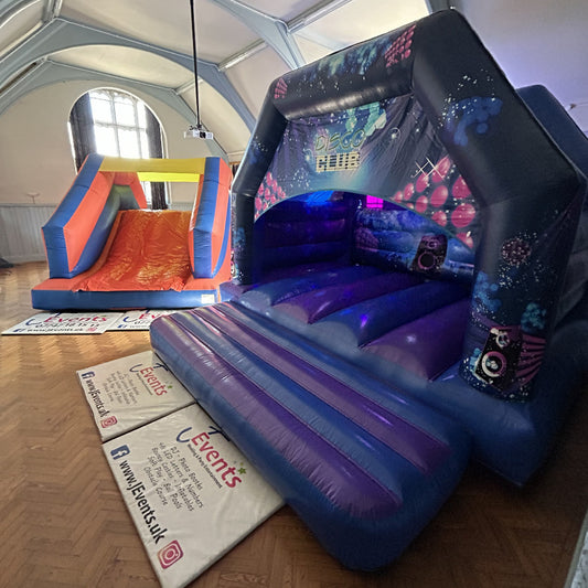 Up n Over & Disco Castle Bouncy Castle Package