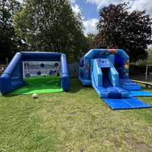 Load image into Gallery viewer, Football Bounce n Slide &amp; Shoot &#39;n&#39; Score Penalty Shoot-Out Inflatable Package 2
