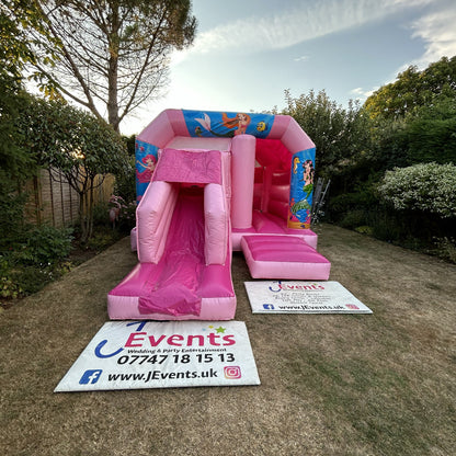 Pink Bounce 'n' Slide Mermaid Themed