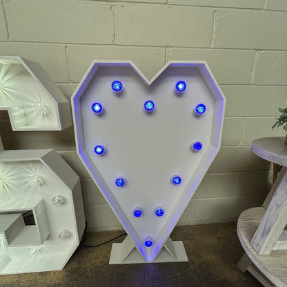 4ft LED Light Up Heart