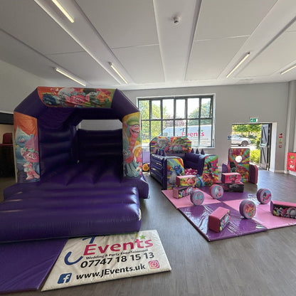 Purple Troll Inflatable Ball Pool Air Juggler
