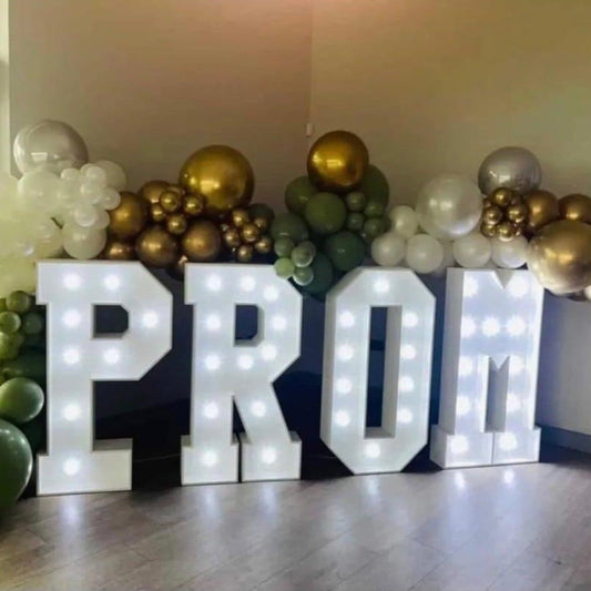 4ft LED PROM Letters