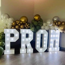 Load image into Gallery viewer, 4ft LED PROM Letters
