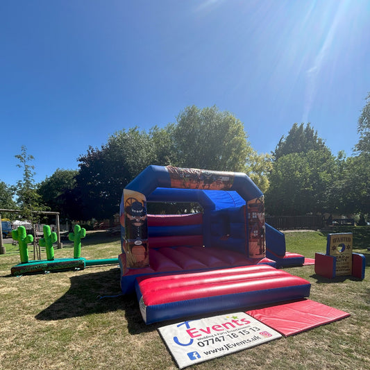 Wild West Bounce n Slide Red & Blue