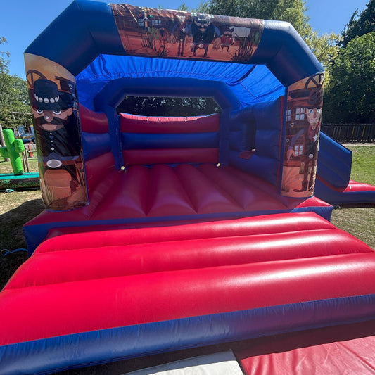 Wild West Bounce n Slide Red & Blue