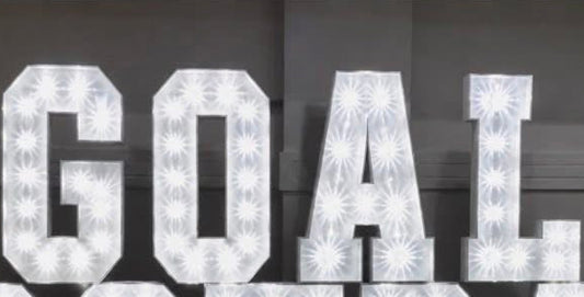 4ft LED Light Up Letters Goal