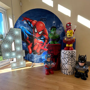 3 x Spider Man Plinths Display Stand