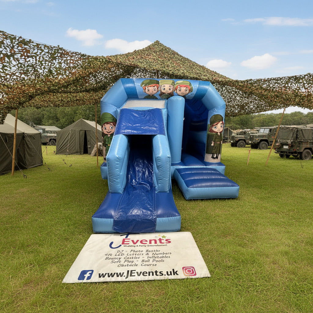 Army / Military Blue Bounce 'n' Slide