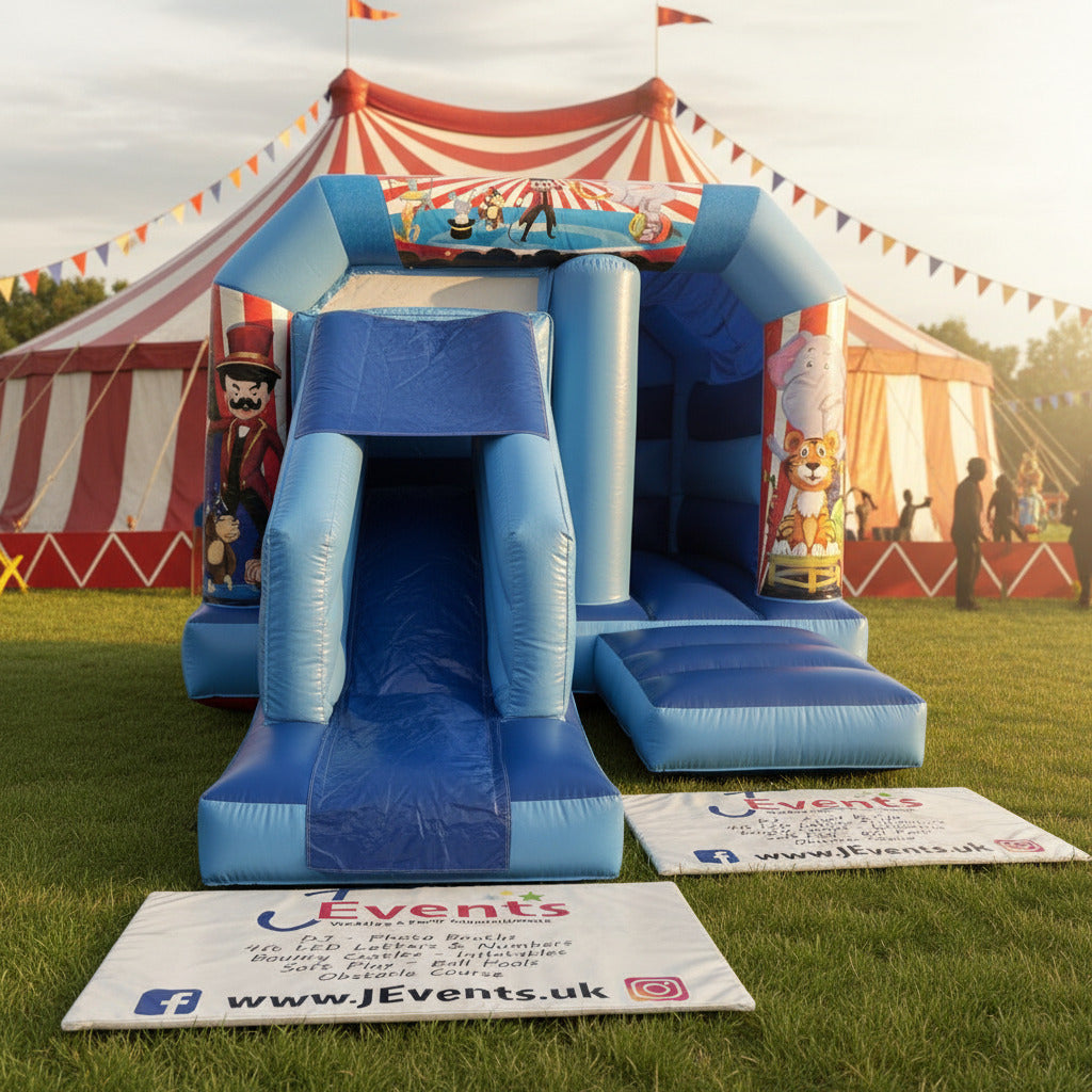 Circus Bounce n Slide Blue