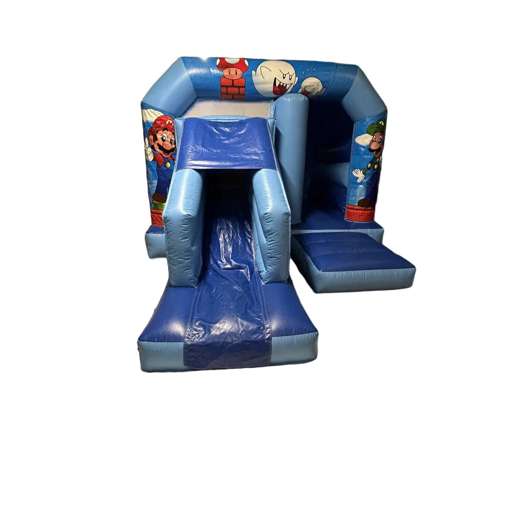 Blue Bounce 'n' Slide Super Mario Bro 2 Themed