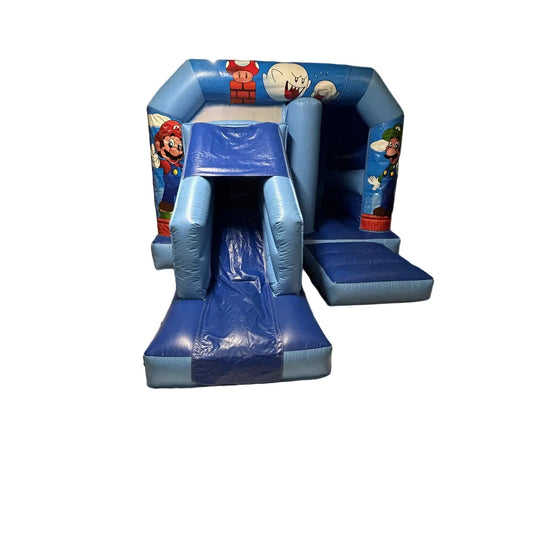 Blue Bounce 'n' Slide Super Mario Bro 2 Themed