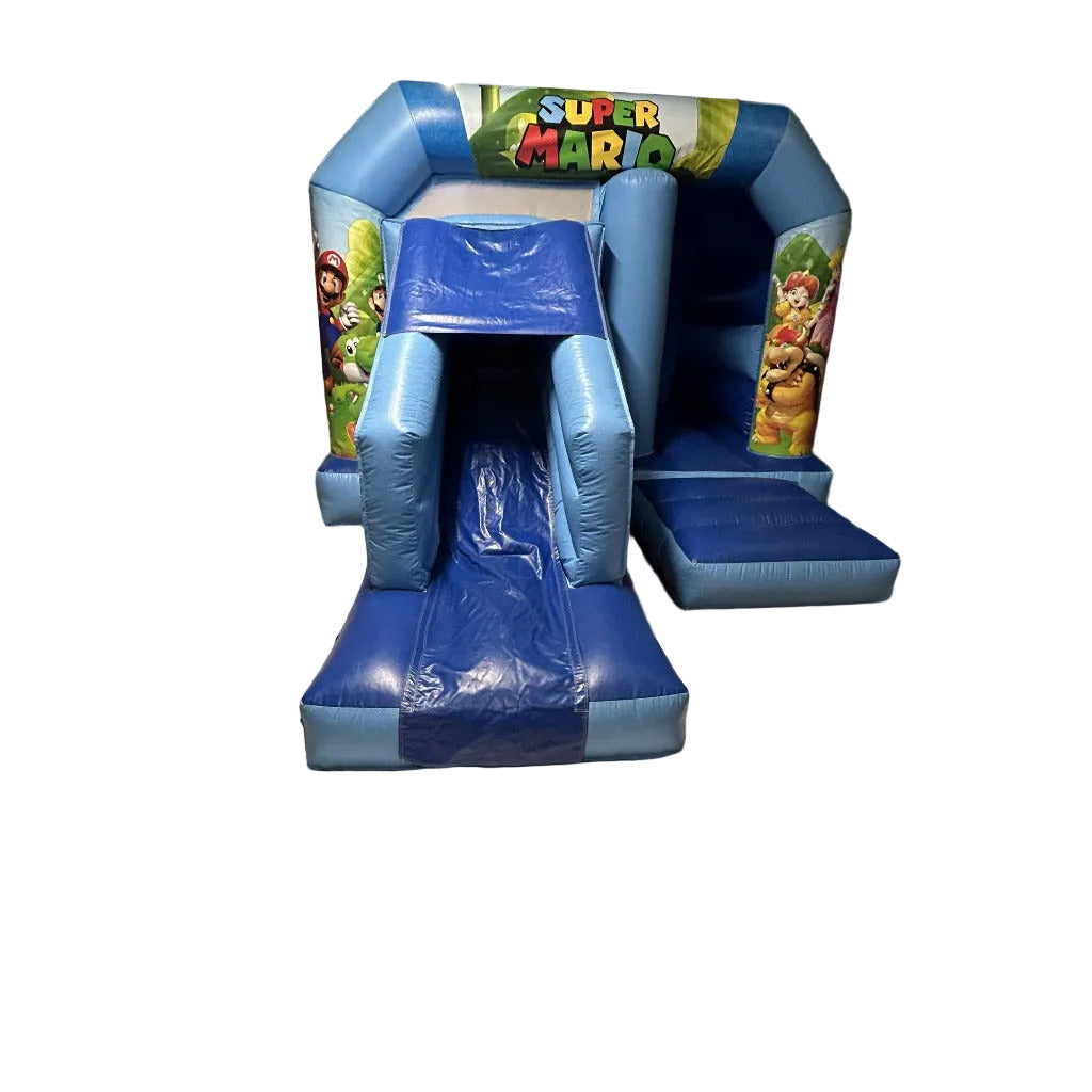 Blue Bounce 'n' Slide Super Mario Bro Themed