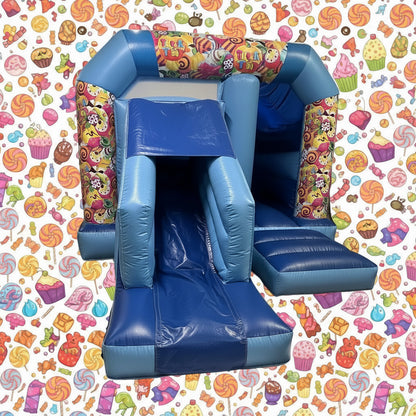 Halloween 4 Trick or Treat Bounce 'n' Slide Blue