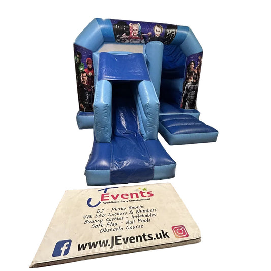 Superhero Bounce 'n' Slide Blue DC