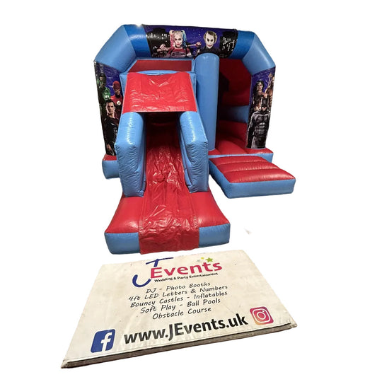 Superhero Red & Blue Bounce 'n' Slide DC