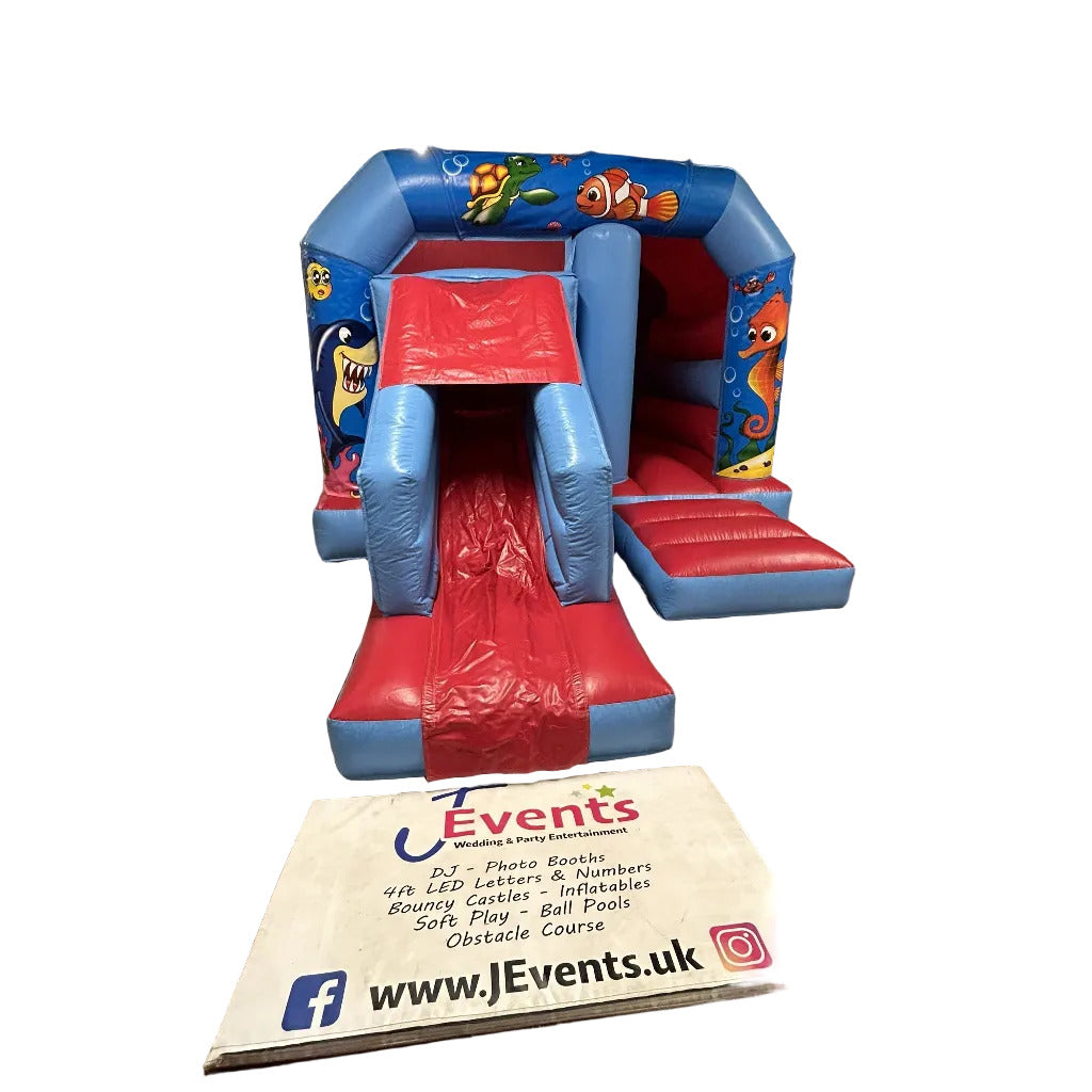 Red & Blue Bounce 'n' Slide Under The Sea 2 Themed