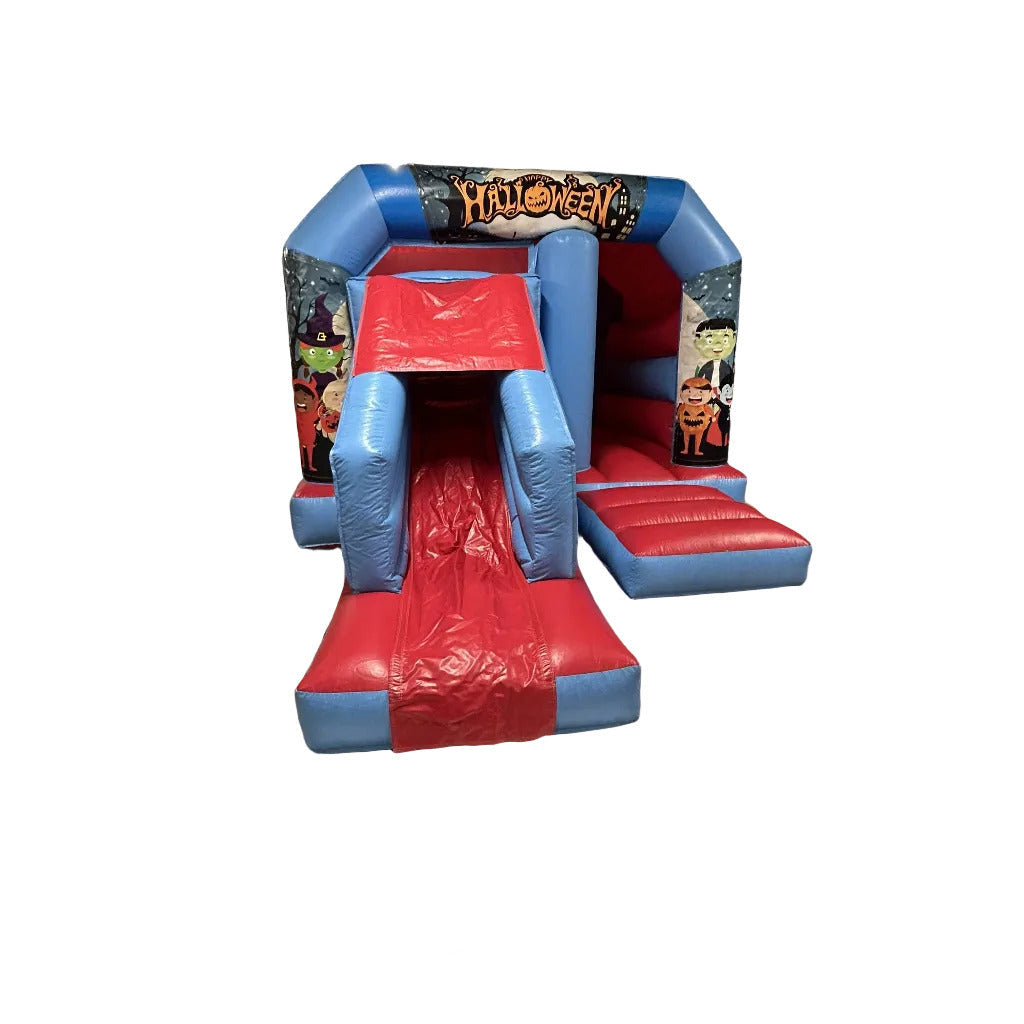 Red & Blue Halloween Bounce 'n' Slide