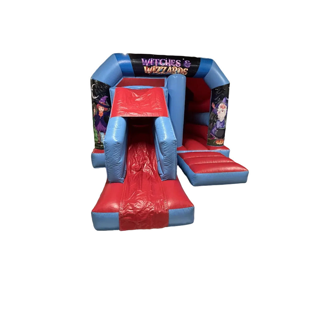 Witches & Wizards Themed Bounce 'n' Slide Red & Blue