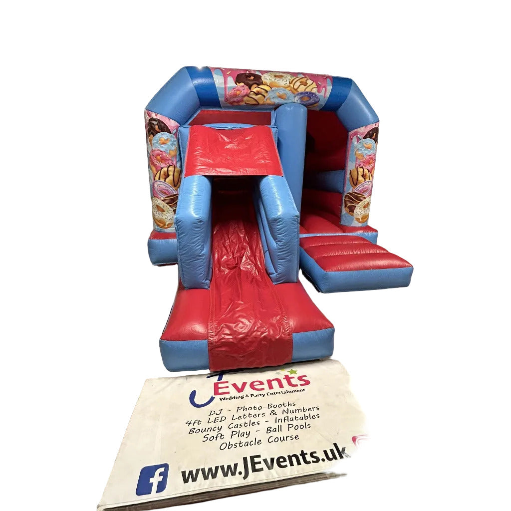 Red & Blue Bounce 'n' Slide Donuts / Doughnuts Themed