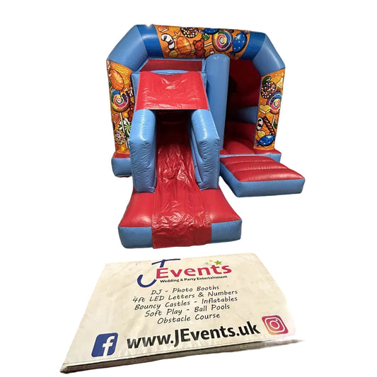 Red & Blue Bounce 'n' Slide Sweets / Candy Themed
