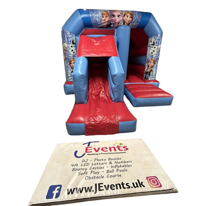Red & Blue Bounce 'n' Slide Frozen 2 Themed