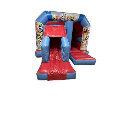 Bluey Red & Blue Bounce 'n' Slide