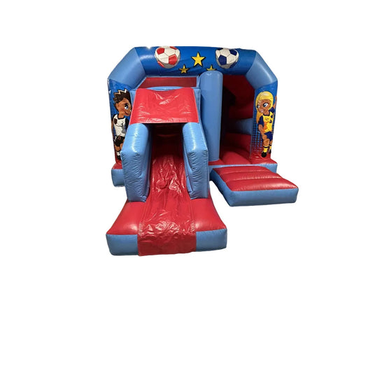 Red & Blue Bounce 'n' Slide Football