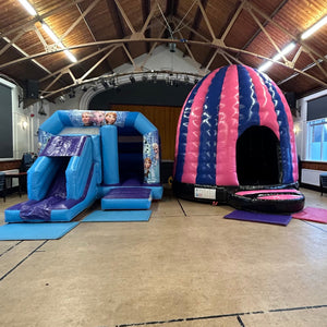 1 x Bounce 'n' Slide & 1 x Disco Dome Bouncy Castle Package