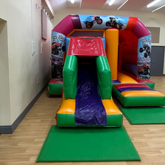 Monster Truck Multicoloured Bounce 'n' Slide