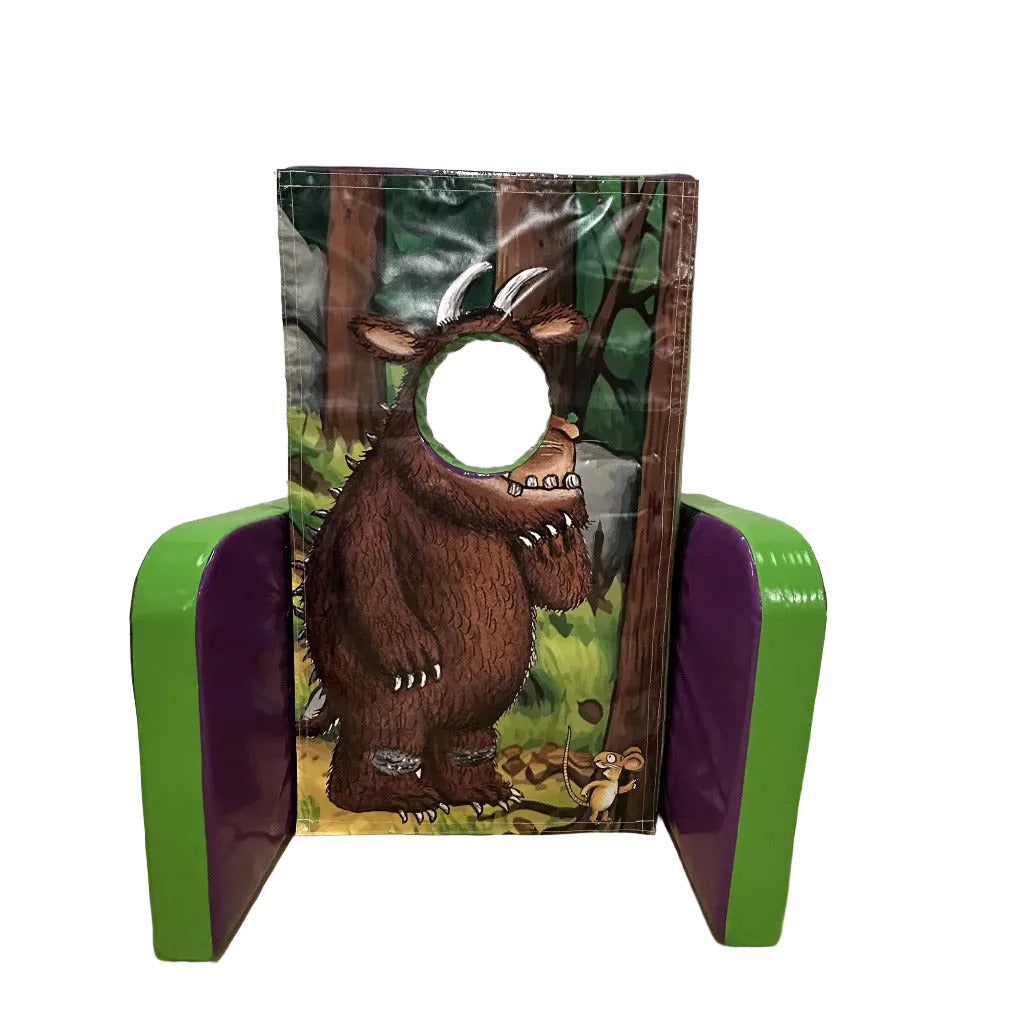 Gruffalo ‘Face in Hole’  Peek a Boo Green & Purple