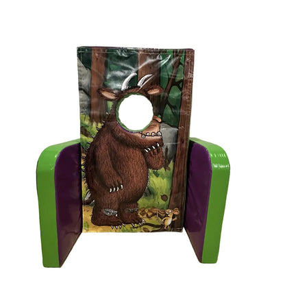 Gruffalo ‘Face in Hole’  Peek a Boo Green & Purple