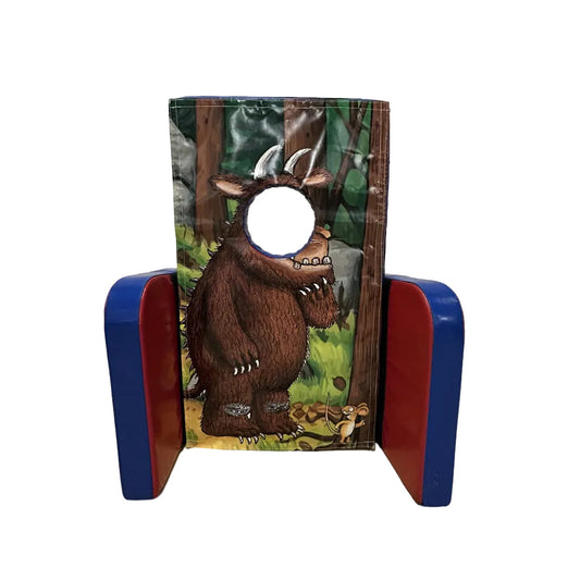 Gruffalo ‘Face in Hole’  Peek a Boo Red & Blue