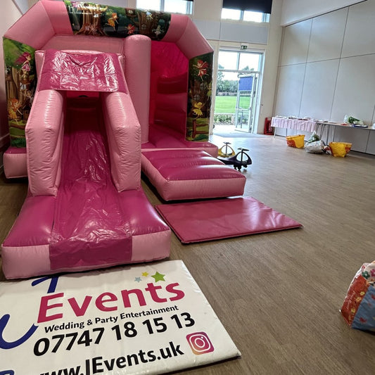 Pink 2 Bounce 'n' Slide Fairy Themed