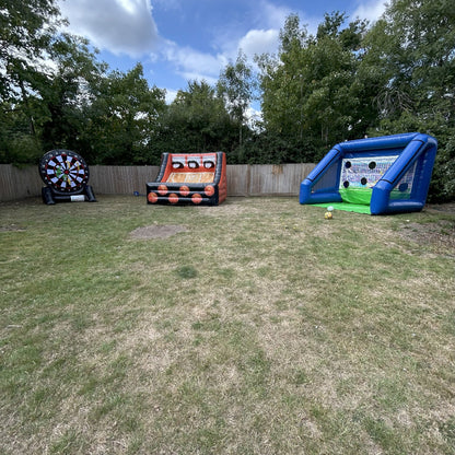 Package Deal H Dartboard Basketball Axe Throwing Shoot n Score