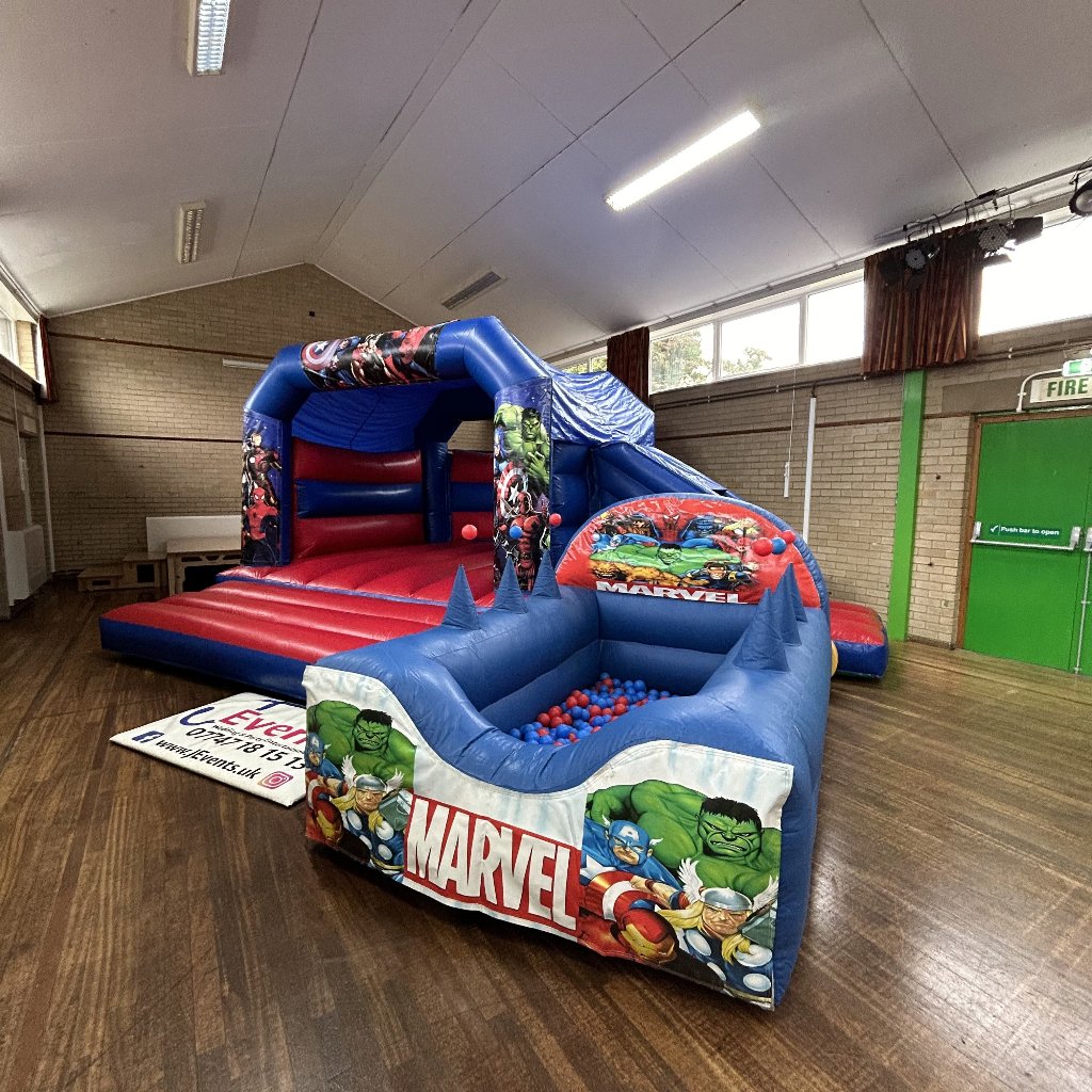 Superhero Red & Blue Bounce 'n' Slide