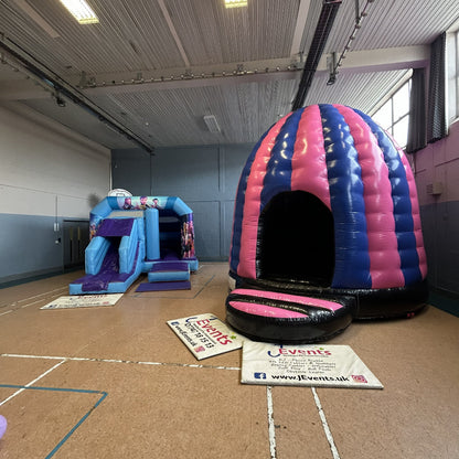 1 x Bounce 'n' Slide & 1 x Disco Dome Bouncy Castle Package