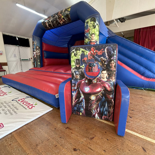 Superhero ‘Face in Hole’  Peek a Boo Red & Blue 2