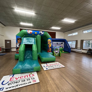 Football Bounce n Slide & Shoot 'n' Score Penalty Shoot-Out Inflatable Package 2