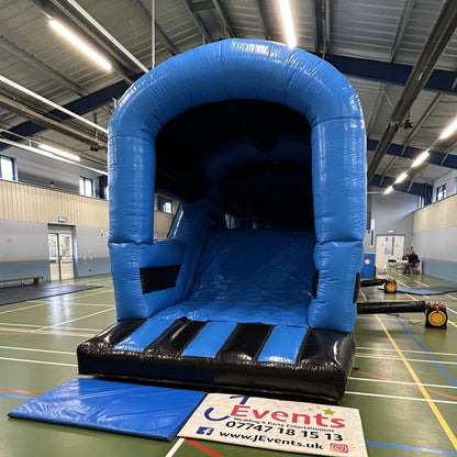 Assault Course 46ft Blue & Black Inflatable Obstacle Course