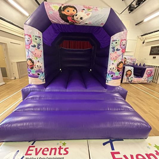 Gabbys Dollhouse Bouncy Castle Purple