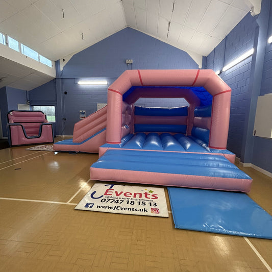 Pastel Pink & Pastel Blue Bounce 'n' Slide Plain
