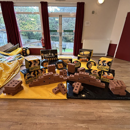 Soft Play Foam Building Bricks Construction Set