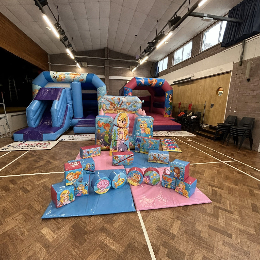 Mermaid Bouncy Castle, Mermaid Bounce 'n' Slide Bouncy Castle, Ball Pool & Soft Play Package (Copy)